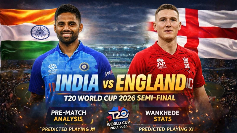 India vs England Semi-Final: Wankhede Stats, Star Players to Watch, and Why India are the Favorites!