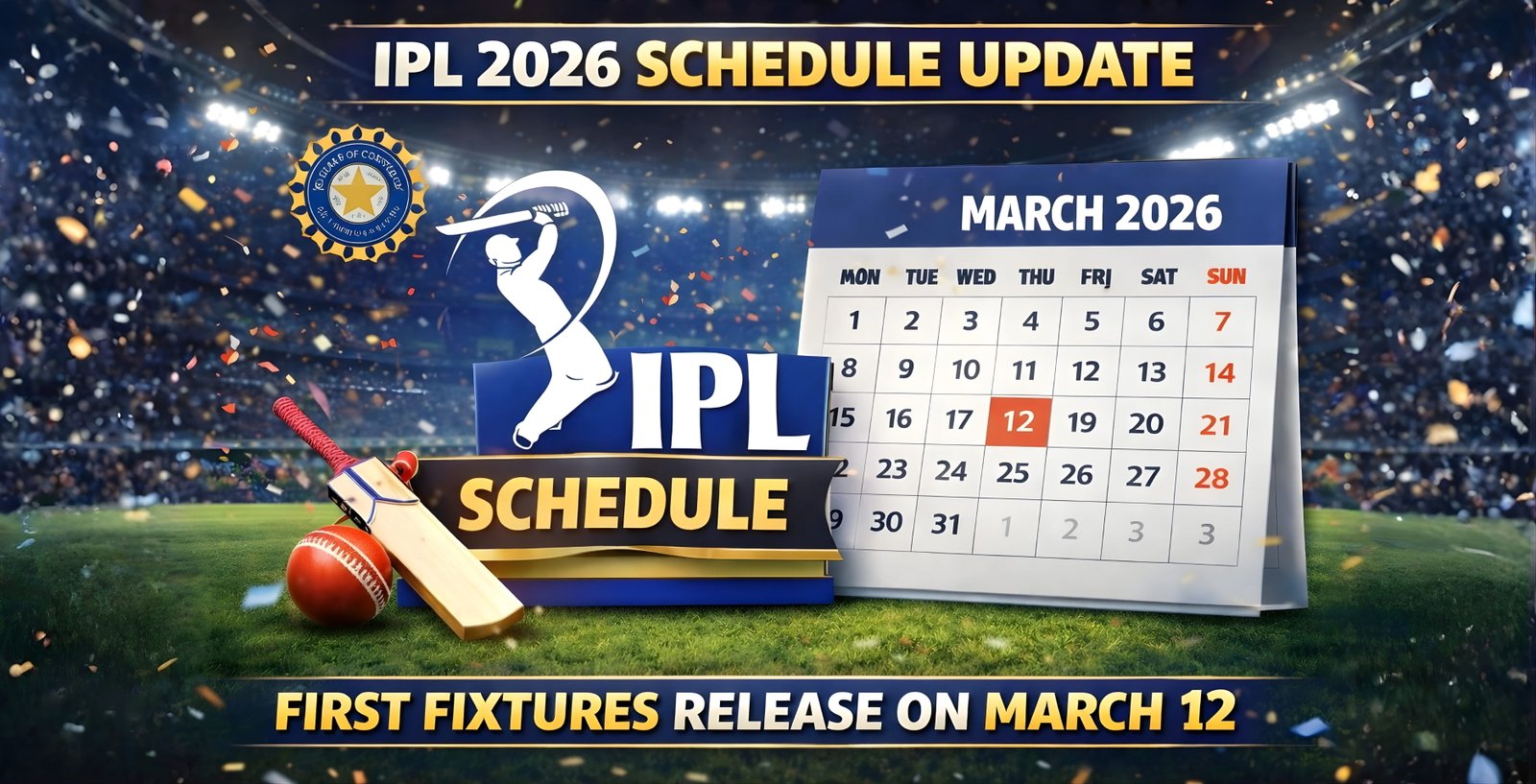 IPL 2026: Schedule Announcement Update by BCCI Secretary Devajit Saikia