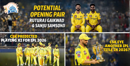 CSK Probable Playing XI for IPL 2026: Strongest Team Combination & SWOT Analysis