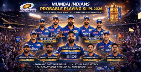 Mumbai Indians Probable Playing XI IPL 2026: Full Squad, Team Analysis, Strengths & Weaknesses