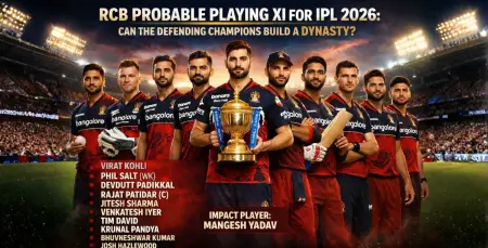 RCB Probable Playing XI for IPL 2026: Can the Defending Champions Build a Dynasty?