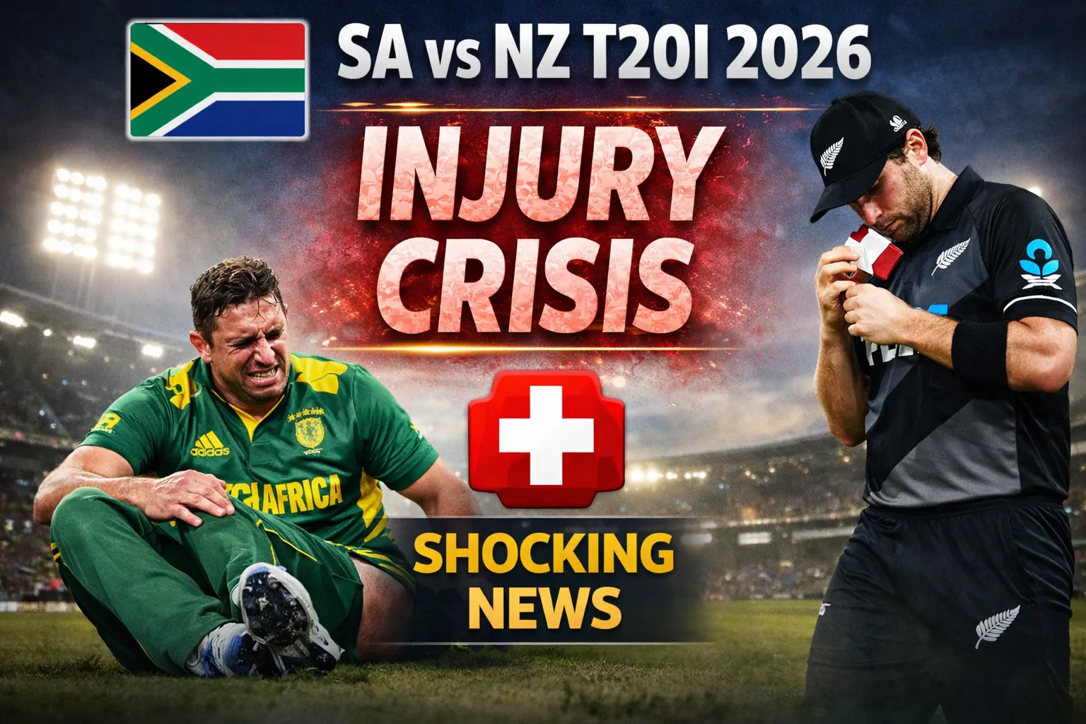 Injury Crisis Hits South Africa vs New Zealand T20I Series Amid Intense Doubleheader Battles