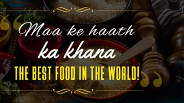 maa k hath ka khana