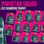 Pakistan Squad for ICC Champions Trophy 2025