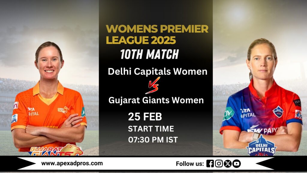 Delhi Capitals Women vs Gujarat Giants Women